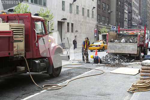 Image of Construction site in Manhattan