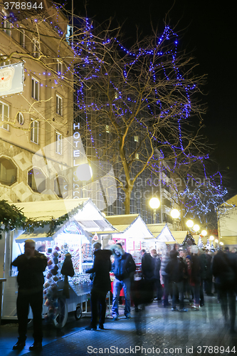 Image of Souvenir stands at Advent time