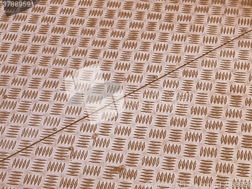 Image of Retro looking Diamond steel