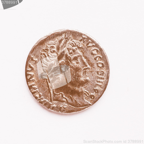 Image of  Old Roman coin vintage