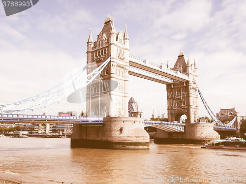 Image of Tower Bridge, London vintage