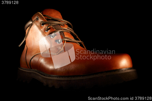 Image of Winter brown shoes.