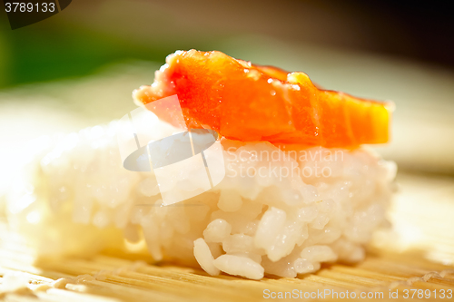 Image of Making sushi.