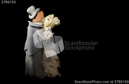 Image of Wedding cake figurines kis.