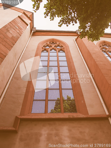 Image of St Stephan church Mainz vintage