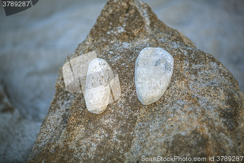 Image of Abstraction of sand and stones