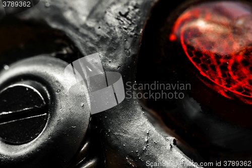 Image of Abstract steel bacgkround closeup photo