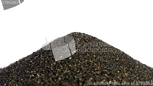 Image of Pile of Black islandic sand