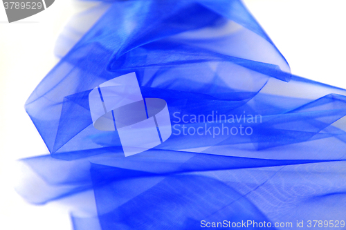 Image of blue wedding cloth texture