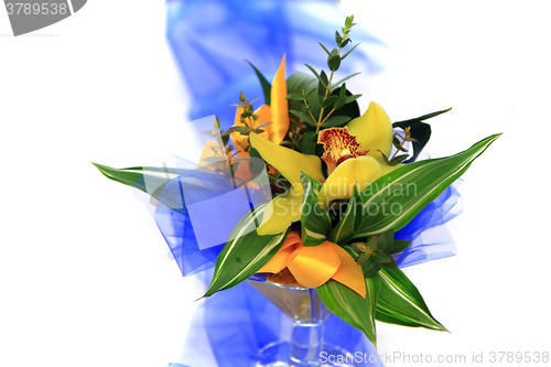 Image of orchid decoration isolated