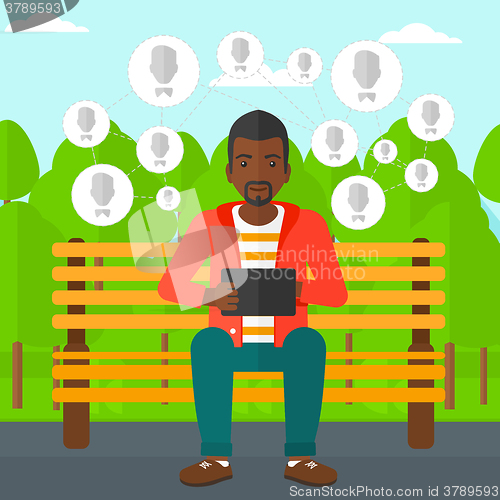 Image of Social media network.