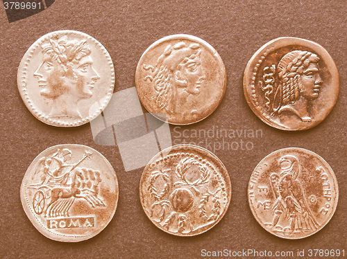 Image of  Roman coins vintage
