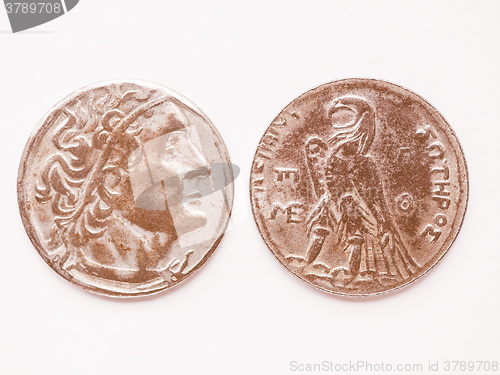 Image of  Old Greek coin vintage