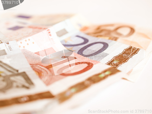 Image of  Euro note vintage