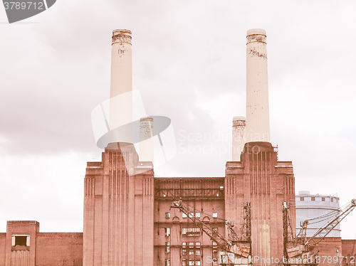 Image of Battersea Powerstation, London vintage