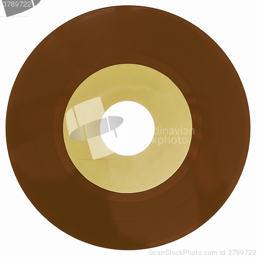 Image of  Vinyl record isolated vintage