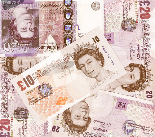 Image of  Pounds vintage