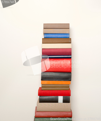 Image of Old books near the wall