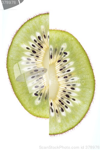 Image of shifted  kiwi, exotic fruit