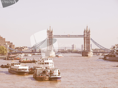 Image of Tower Bridge, London vintage