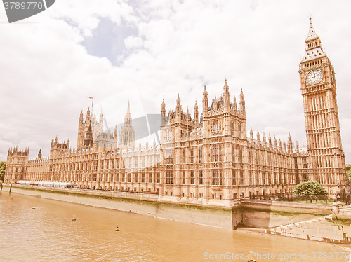 Image of Houses of Parliament vintage