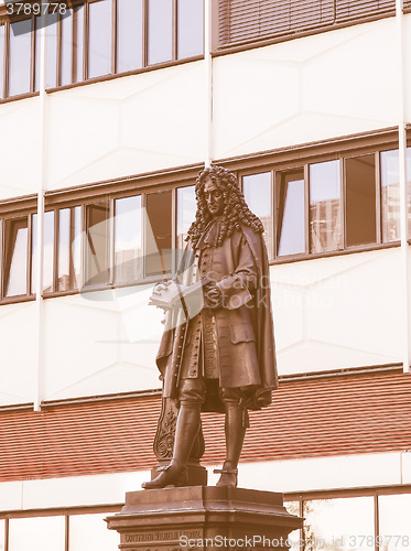 Image of Leibniz Denkmal Leipzig vintage