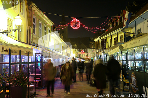 Image of People at Advent time in Zagreb