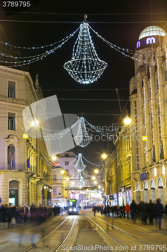 Image of Advent time in Zagreb city