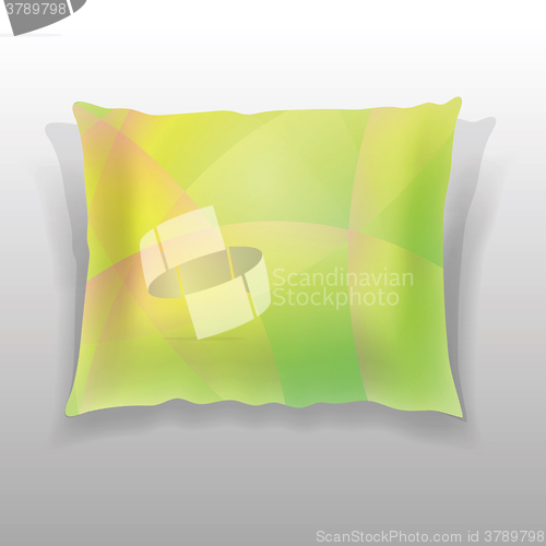 Image of Colorful Pillow Isolated