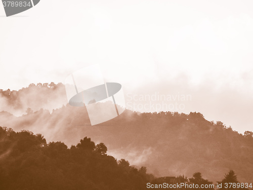 Image of Retro looking Stormy weather