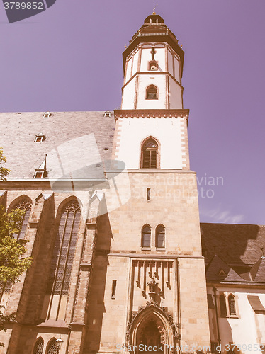 Image of Thomaskirche Leipzig vintage