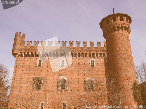 Image of Castello Medievale, Turin, Italy vintage