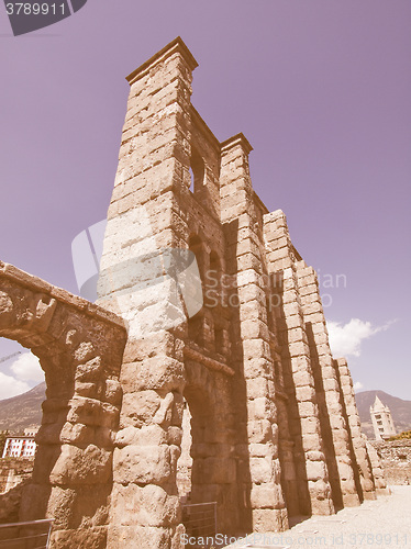 Image of Roman Theatre Aosta vintage