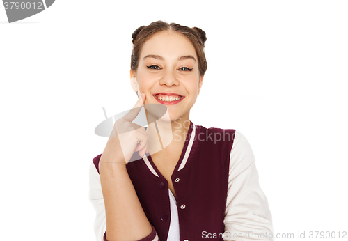 Image of happy smiling pretty teenage girl