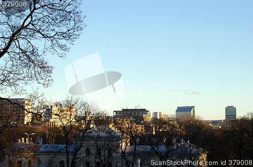 Image of Oslo seen from Slottsparken