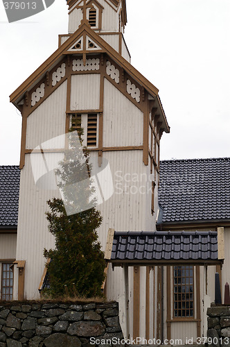 Image of Flosta church in Arendal in Norway