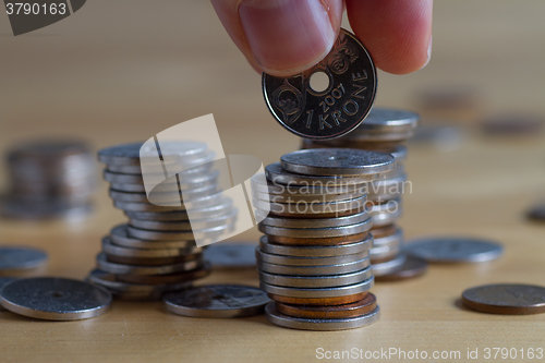 Image of Norwegian coins