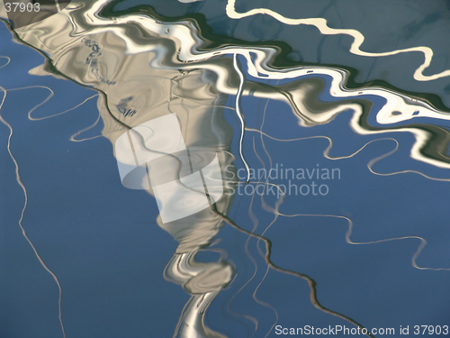 Image of harbour waves