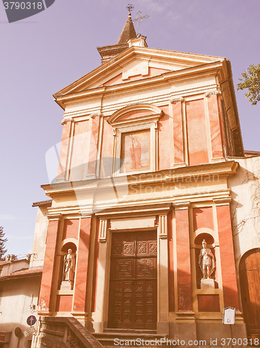 Image of Santa Croce church, Rivoli vintage