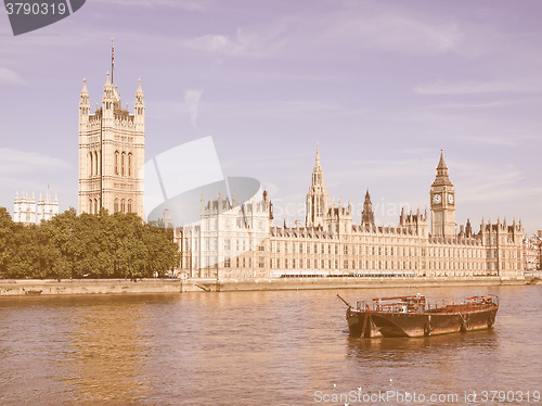 Image of Houses of Parliament vintage