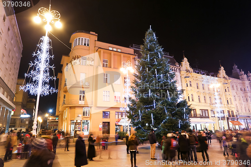 Image of Advent on central Jelacic Square