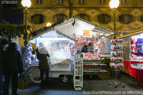 Image of Souvenir stand at Advent time