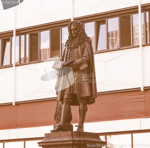 Image of Leibniz Denkmal Leipzig vintage