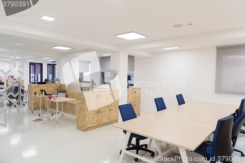 Image of empty  startup busines office interior