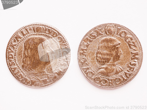 Image of  Old Roman coin vintage