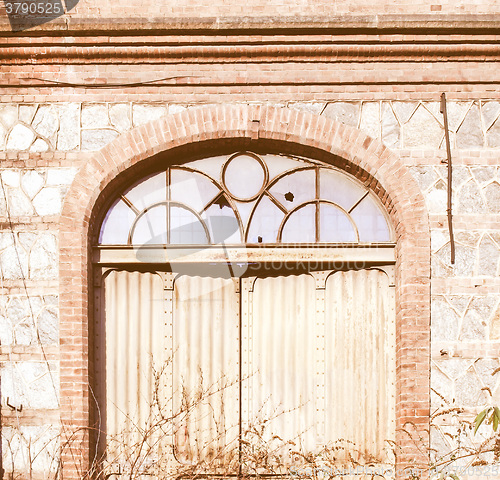 Image of  Abandoned factory vintage