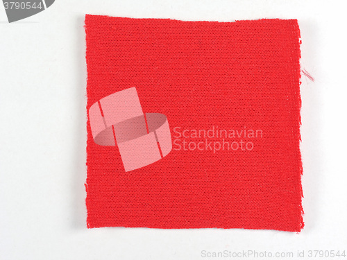 Image of Red fabric sample