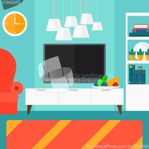 Image of Background of modern living room.