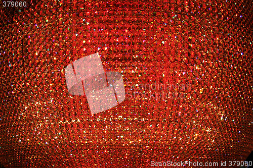 Image of Abstract Red Crystal Background