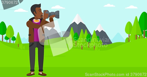 Image of Photographer taking photo.